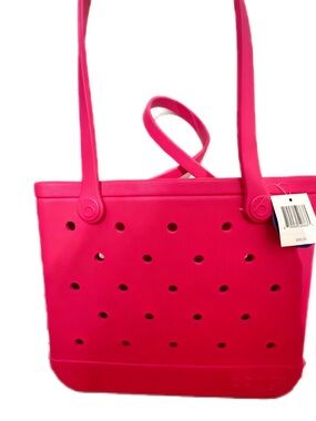 Bogg Bag Original Large Tote – Pink | Waterproof Beach Pool Bag